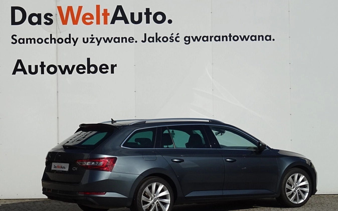 Skoda Superb cena 124900 przebieg: 106115, rok produkcji 2019 z Prabuty małe 254